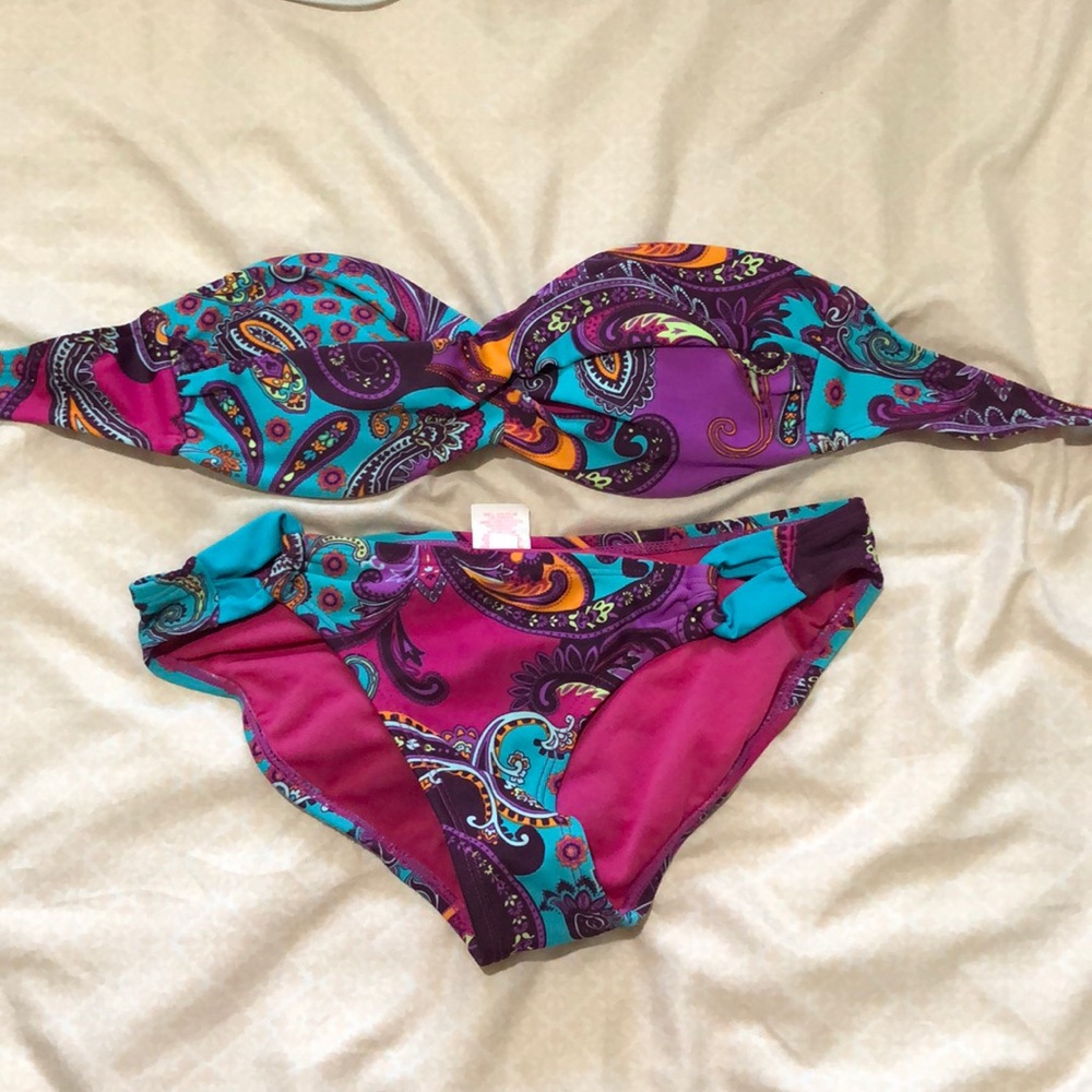 Two piece bathing suit
